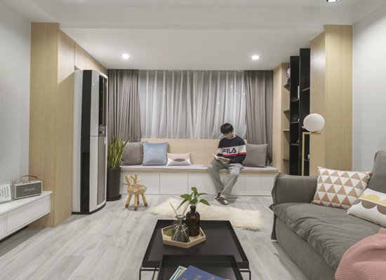 120m2北歐風(fēng)格裝修，經(jīng)典耐看有格調(diào)