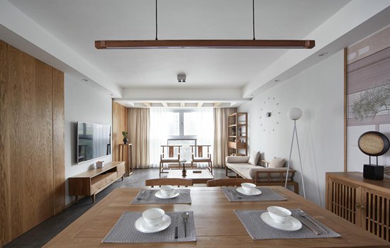 標題一：130m2新中式風格，東方禪意，不期而遇