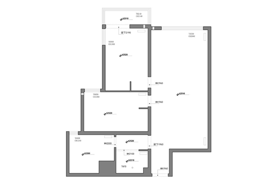90㎡三代同堂之家，利用餐廳2㎡增加1間房！