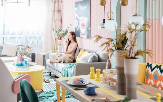 時尚單身女青年的“浪漫滿屋”，北歐風(fēng)定制意想不到的絢麗多姿！