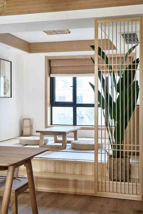 130㎡日式禪意佛系兩居室，原木帶來的滿室清香好獨(dú)特^