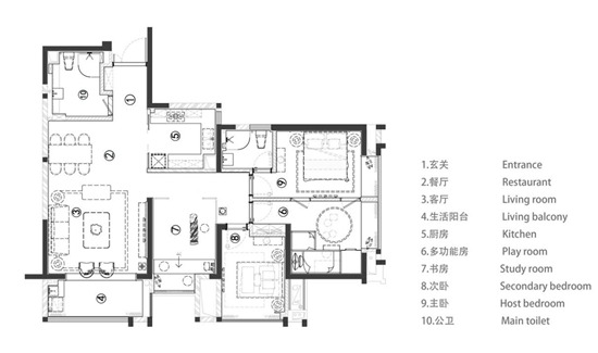 中式古風+現(xiàn)代輕奢，打造140㎡別致家居，像極了你最美的樣子
